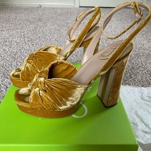 Sam Edelman Kristen Platform Saffron Velvet